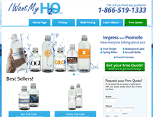 Tablet Screenshot of iwantmyh2o.com